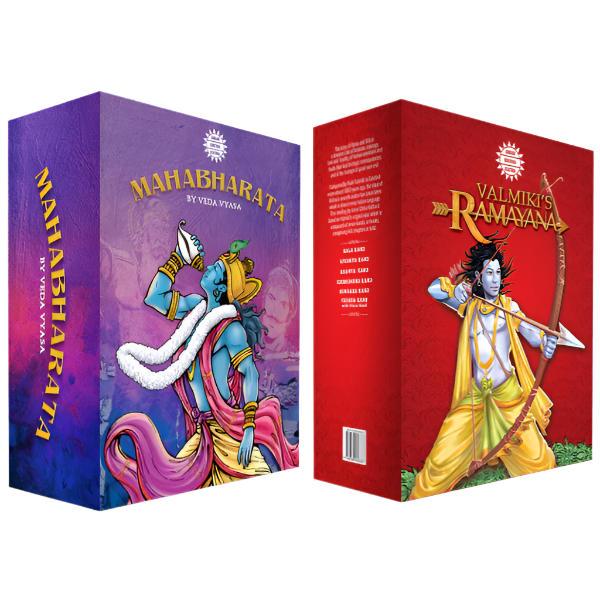 Ramayana ( 6 Vol Set) & Mahabharata ( 3 Vol Set) Combo