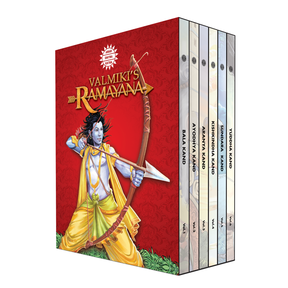 Valmiki's Ramayana - Red Special Edition of Amar Chitra Katha