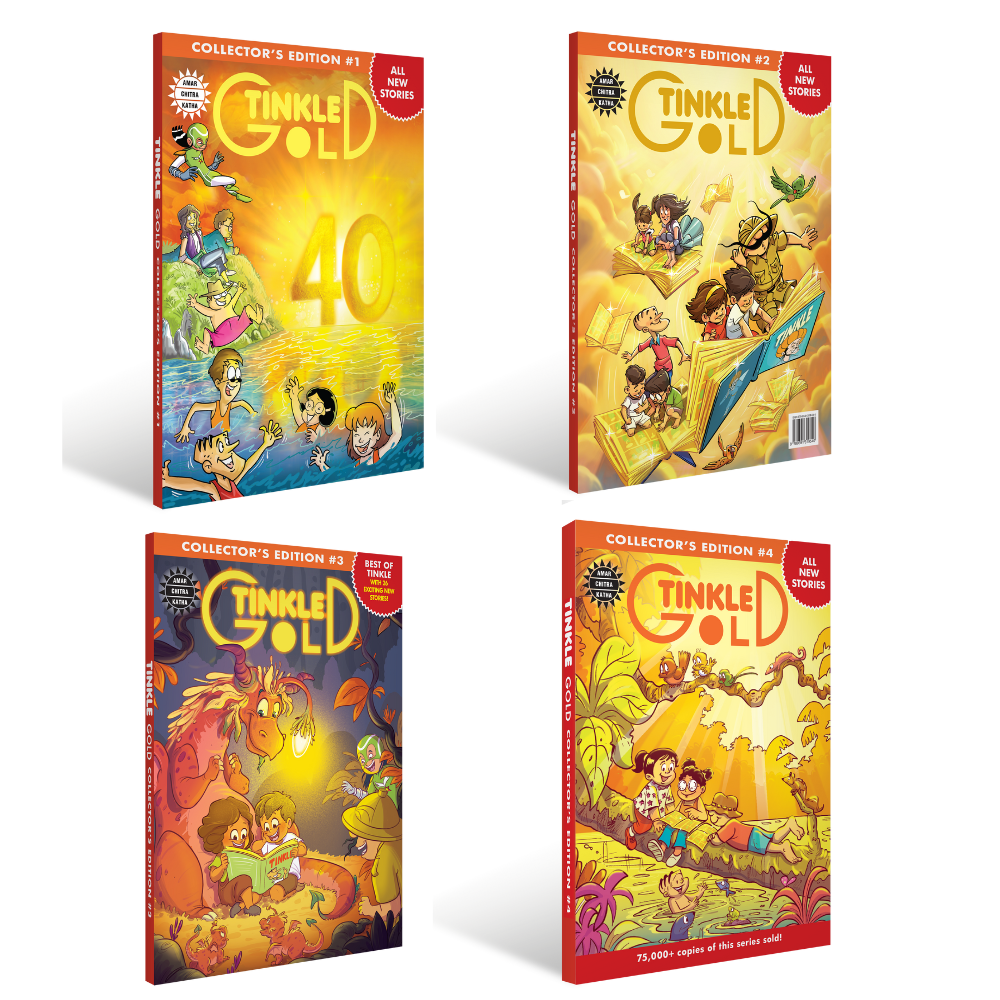 Tinkle Gold Pack Of 4 by Amar Chitra Katha