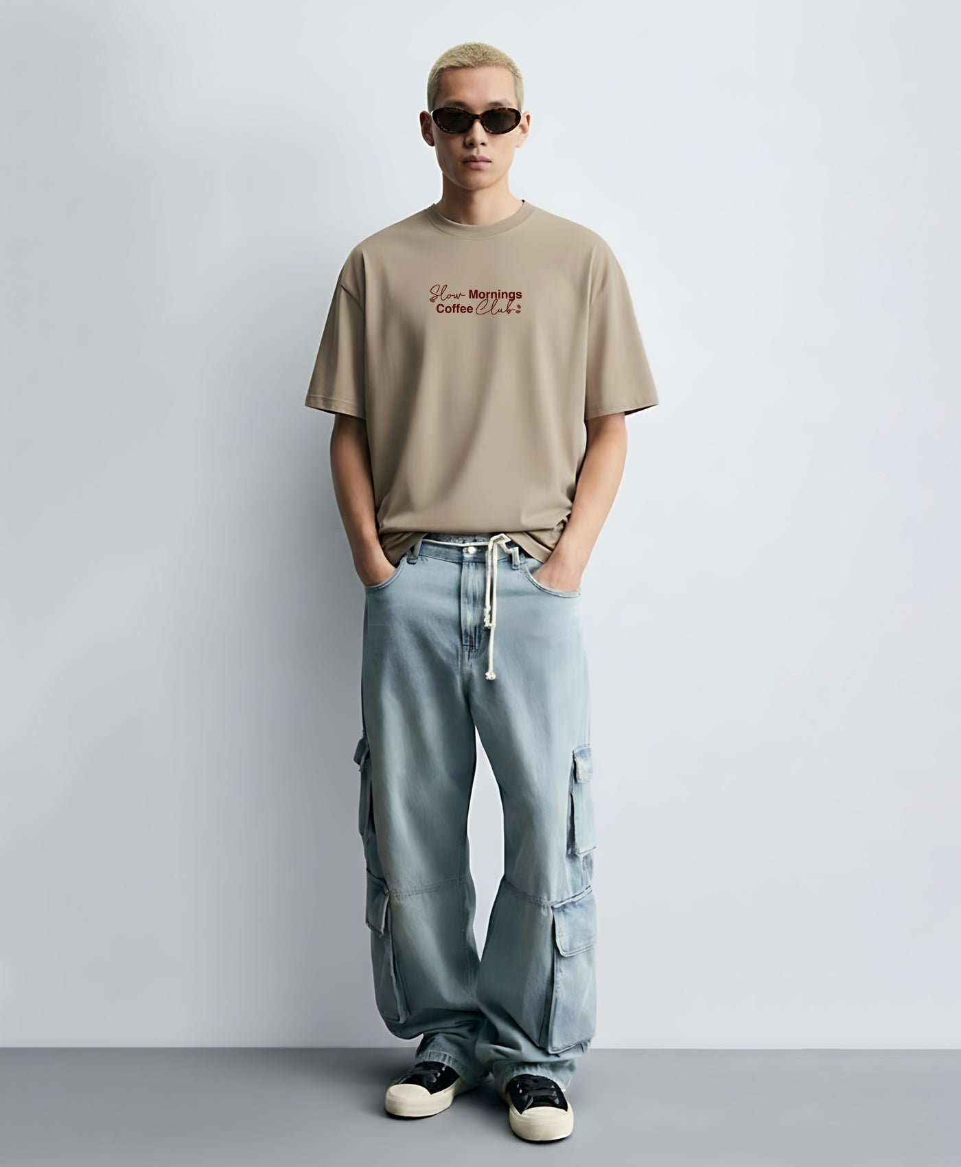 SLOW MORNINGS OVERSIZED T-SHIRT