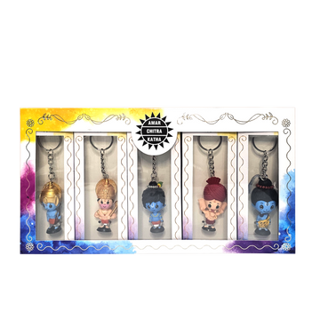 Amar Chitra Katha Mythology Keychain Collection Set of  5