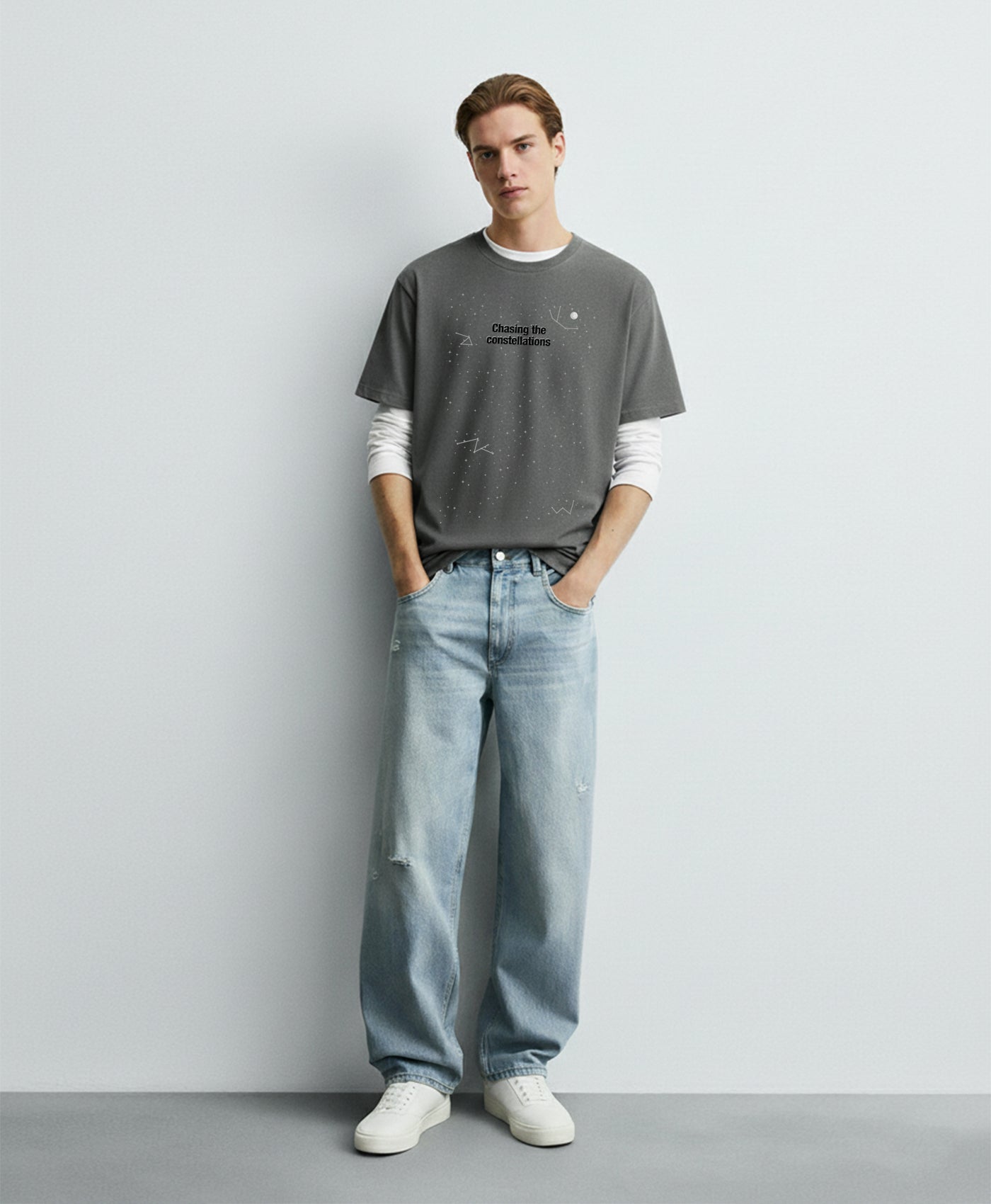 Chasing constellations  OVERSIZED T-SHIRT
