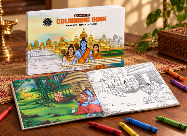 Ramayana Coloring Book - Color, Learn & Play