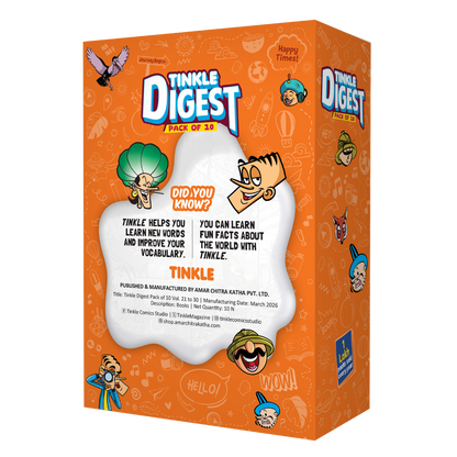 Tinkle Digest Combo Pack of 10  - Volumes 21 to 30