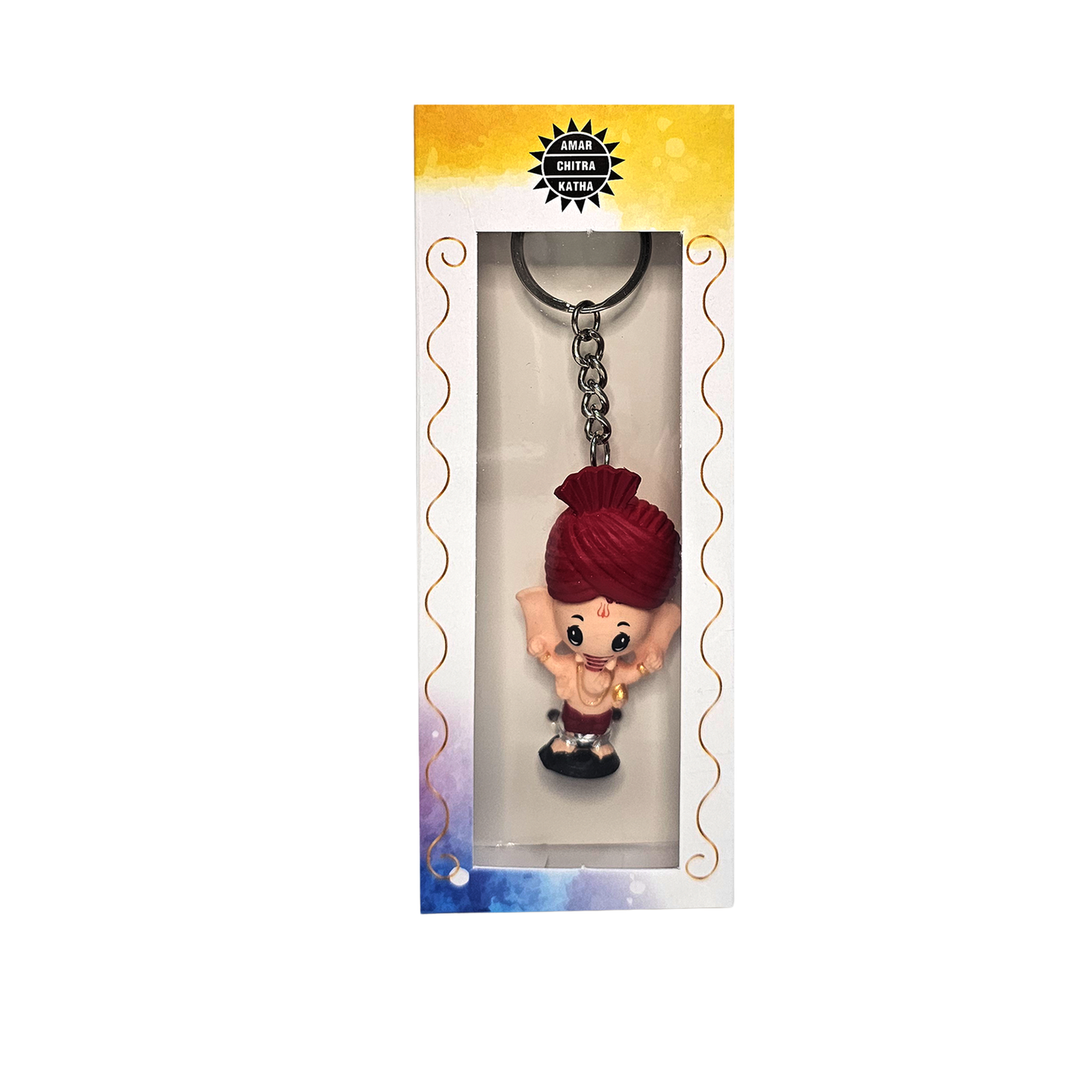 Amar Chitra Katha Mythology Keychain Collection Set of  5 + 6 Month Gold Pass