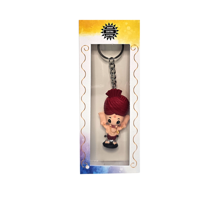 Amar Chitra Katha Mythology Keychain Collection Set of  5 + 6 Month Gold Pass