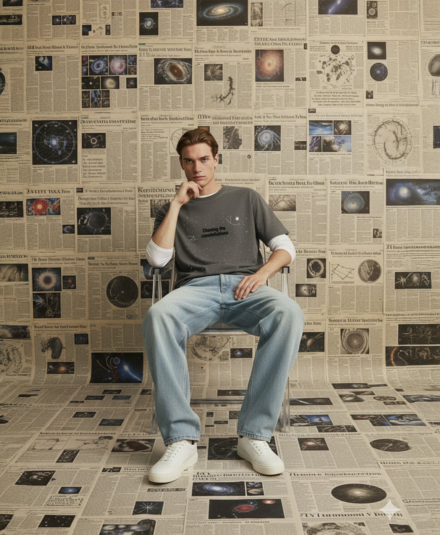 Chasing constellations  OVERSIZED T-SHIRT