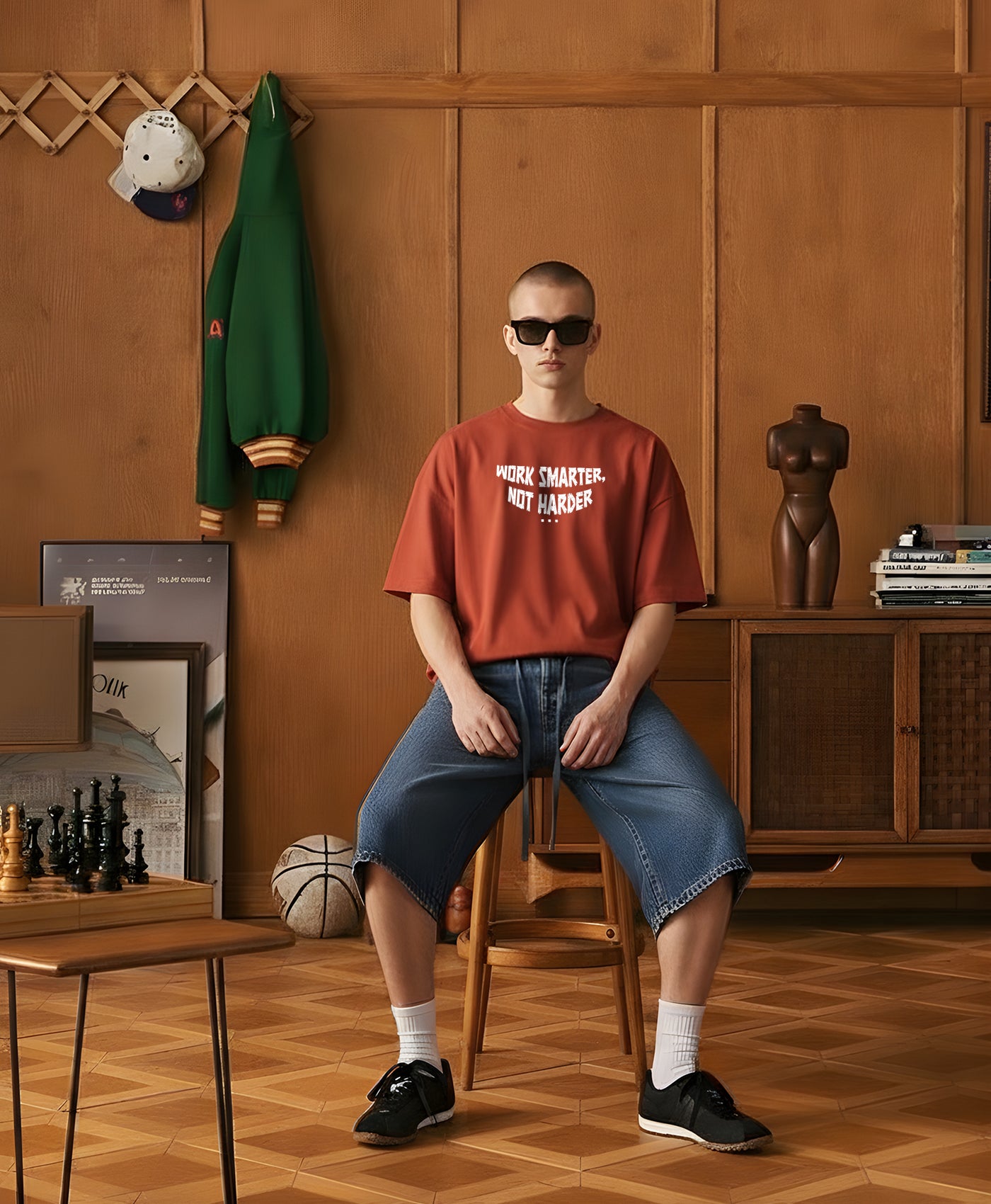 NO WORK OVERSIZED T-SHIRT