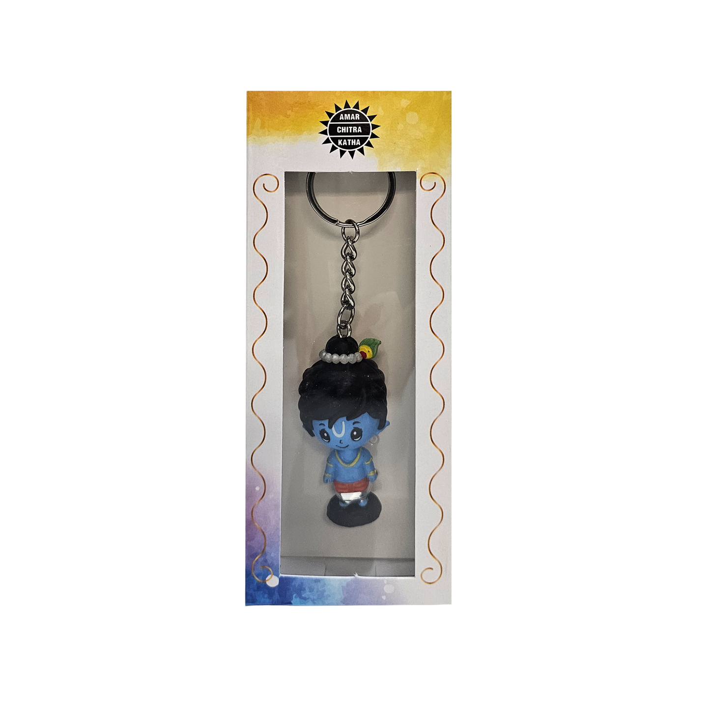 Amar Chitra Katha Mythology Keychain Collection Set of  5 + 6 Month Gold Pass