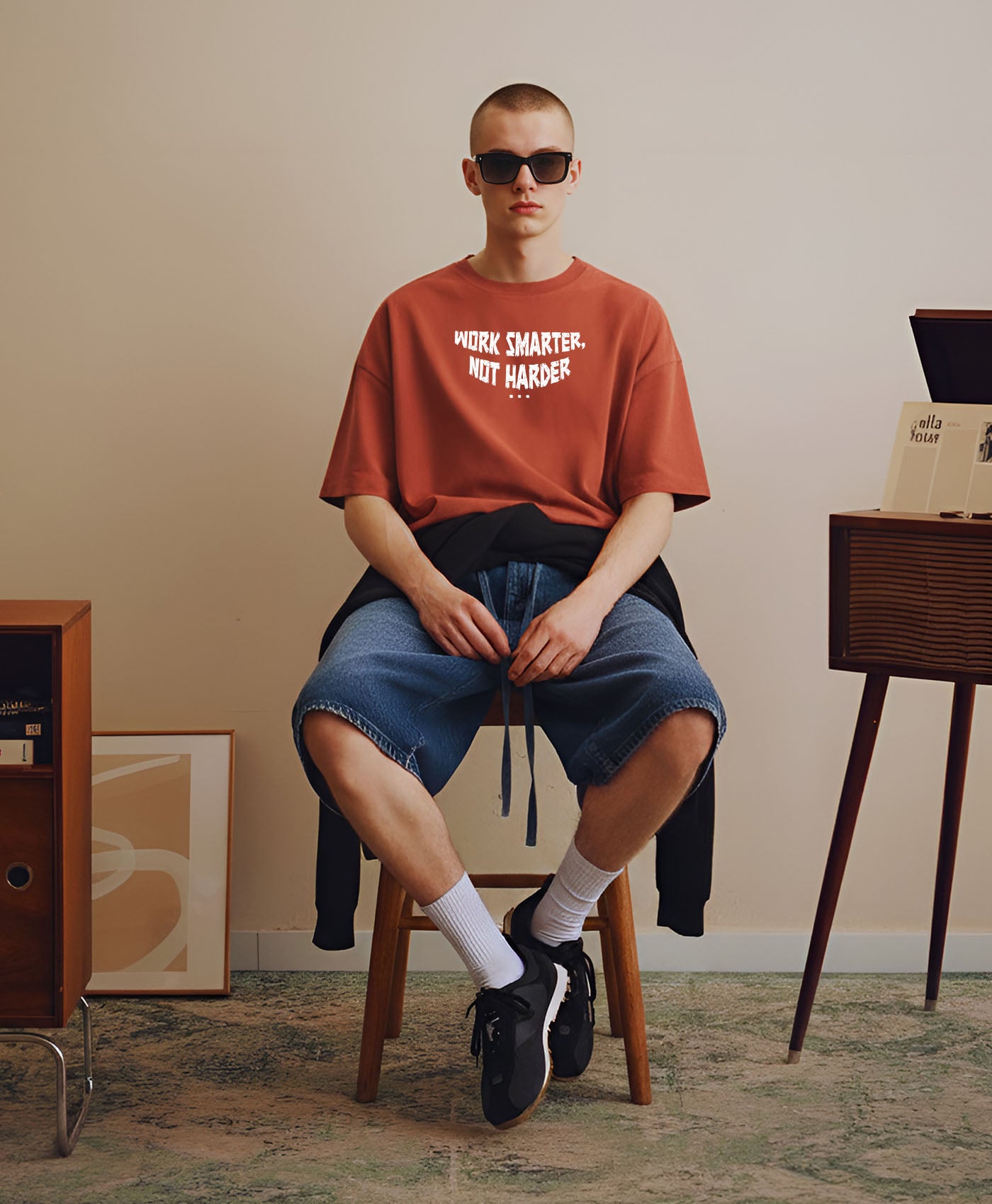 NO WORK OVERSIZED T-SHIRT