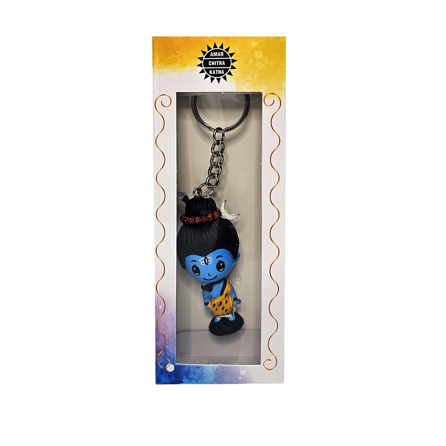 Amar Chitra Katha Mythology Keychain Collection Set of  5 + 6 Month Gold Pass