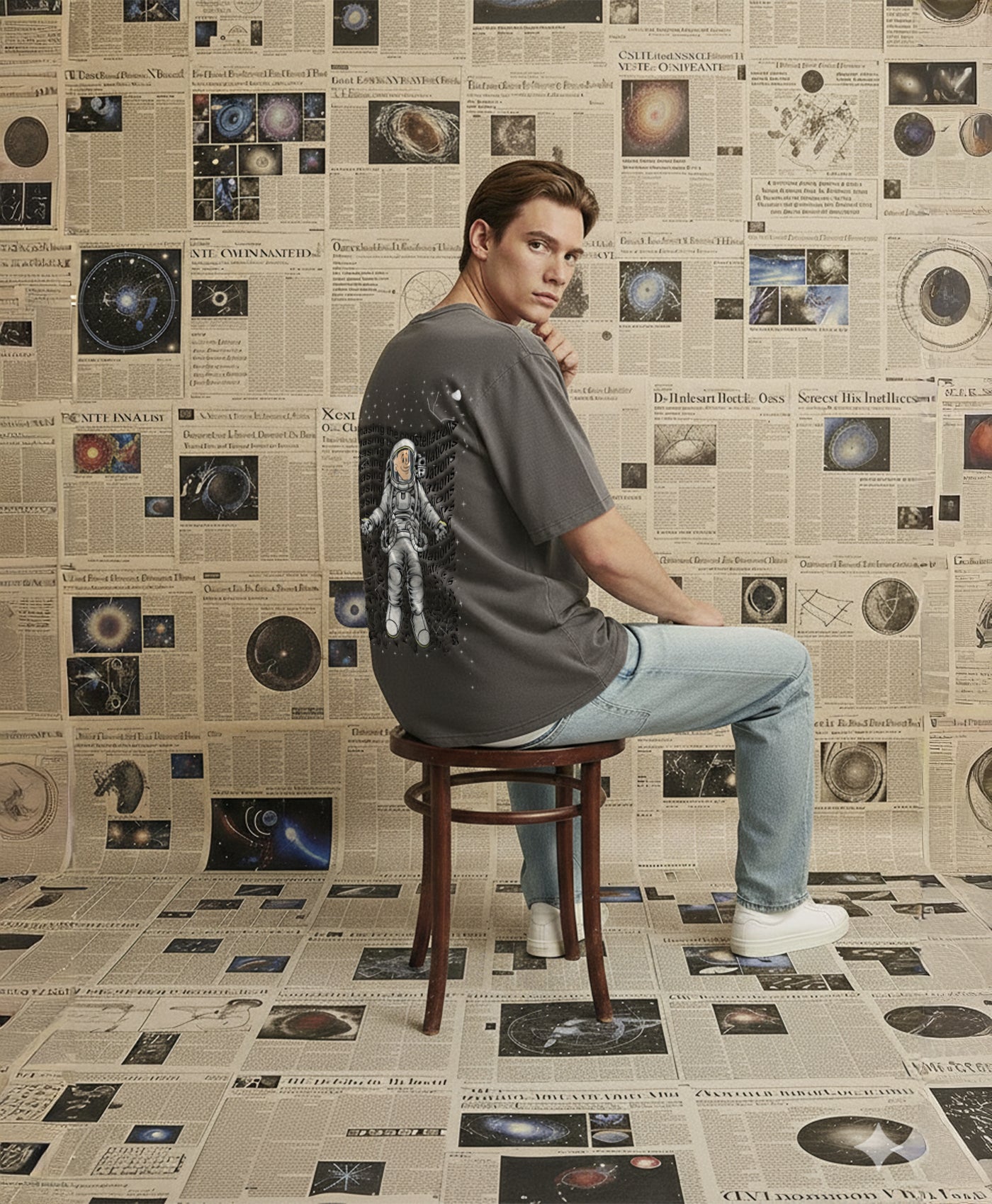 Chasing constellations  OVERSIZED T-SHIRT