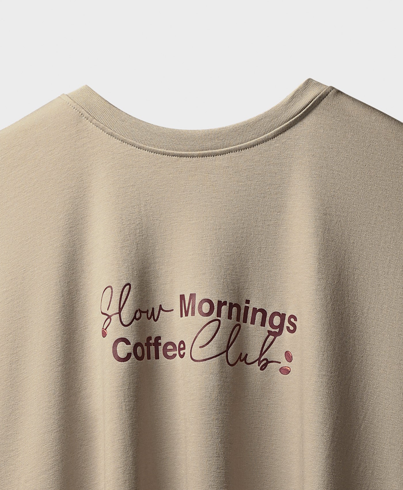 SLOW MORNINGS OVERSIZED T-SHIRT