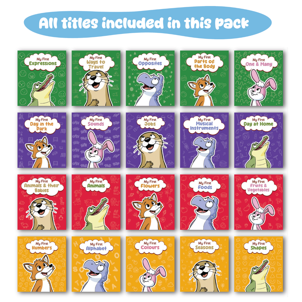 My First Learning Box Set (20 Board Books)  - PRE ORDER