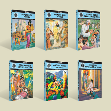 Amar Chitra Katha 5-in-1 Pack of 6 - (Assorted)