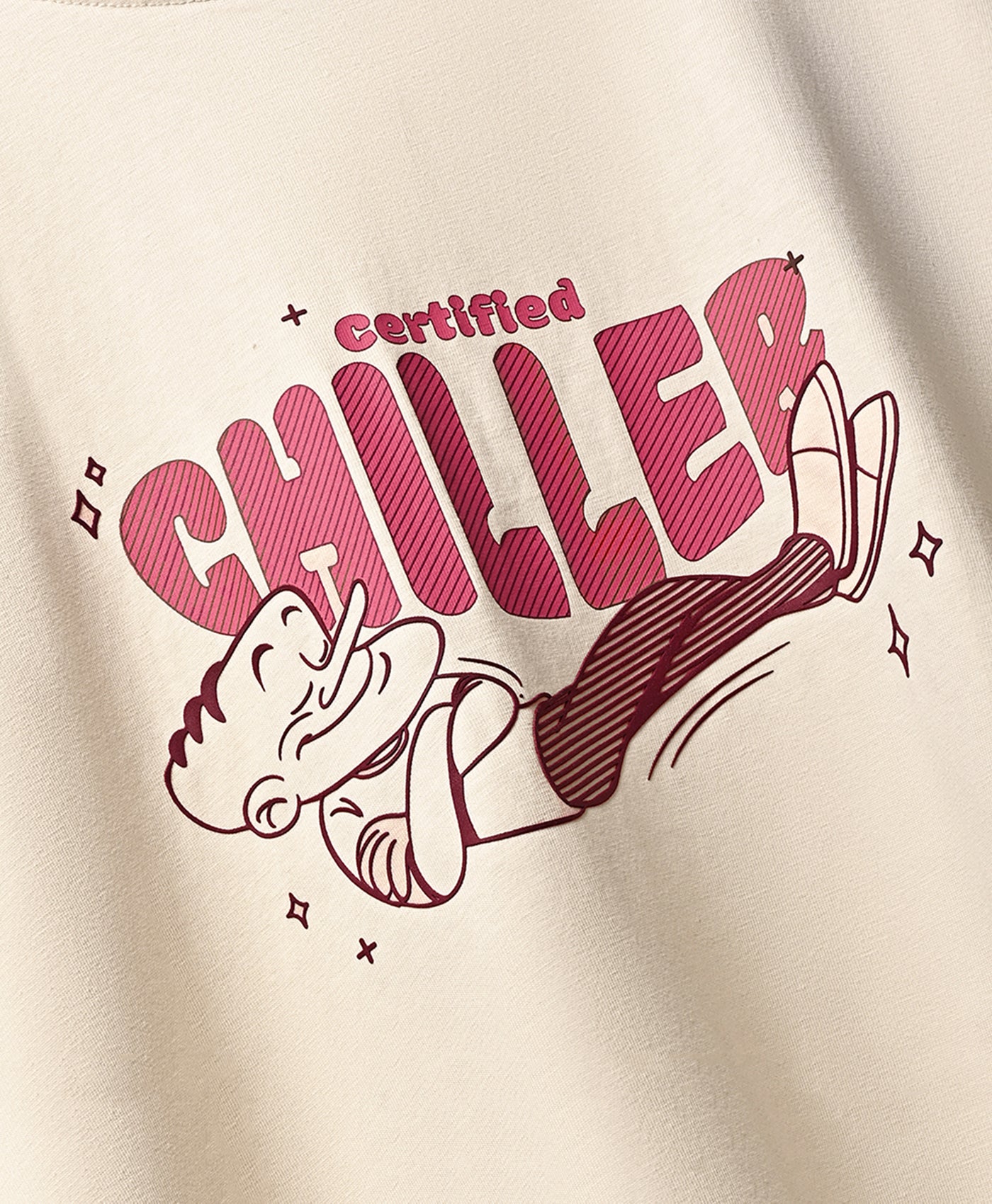 CERTIFIED CHILLER  OVERSIZED T-SHIRT