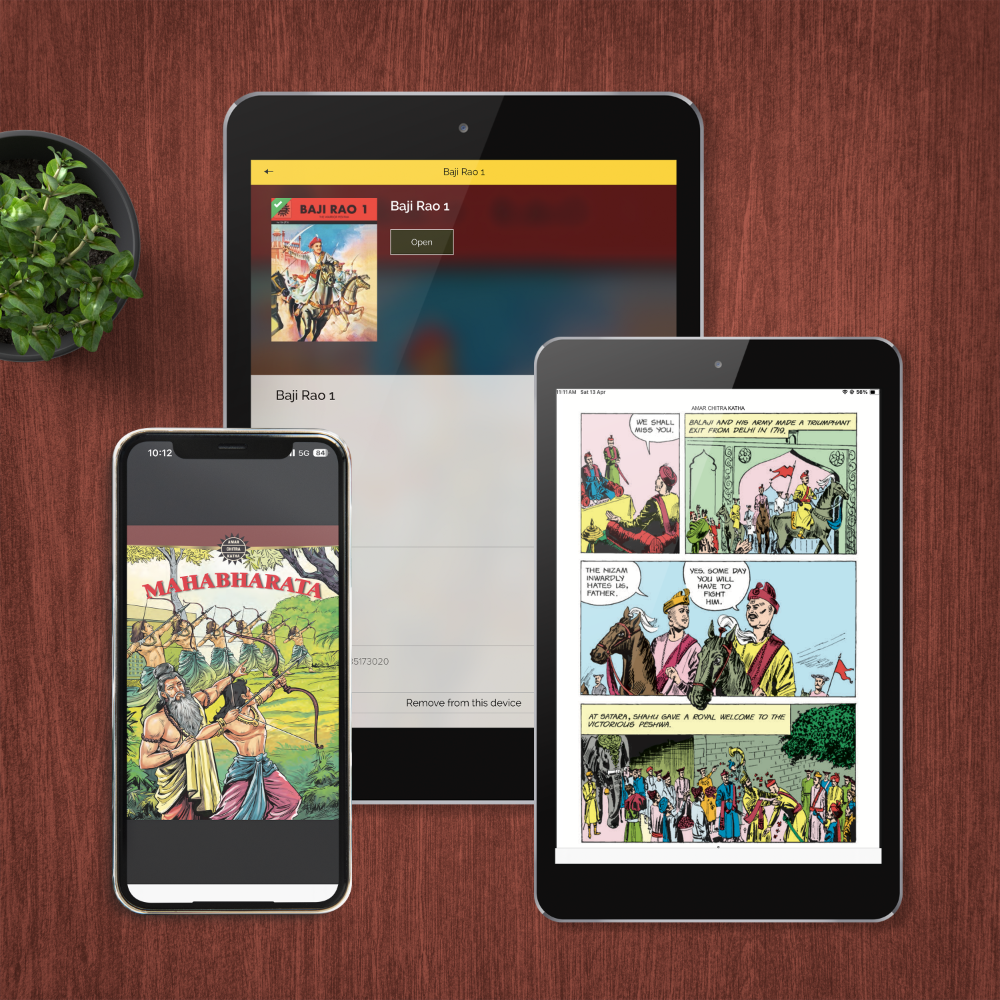 Amar Chitra Katha + Tinkle Lifetime Comics app Subscription