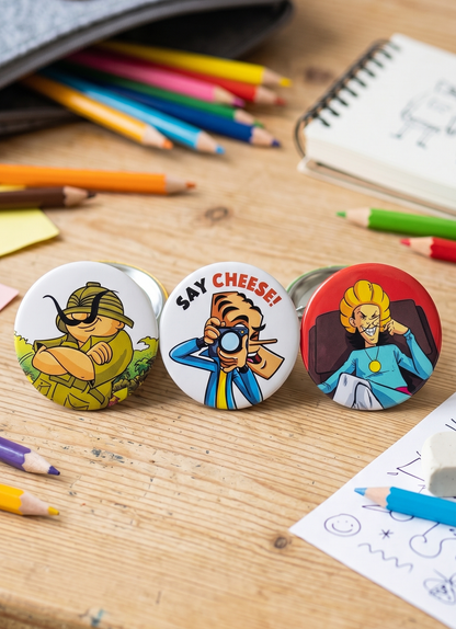 Tinkle All-Character Badges