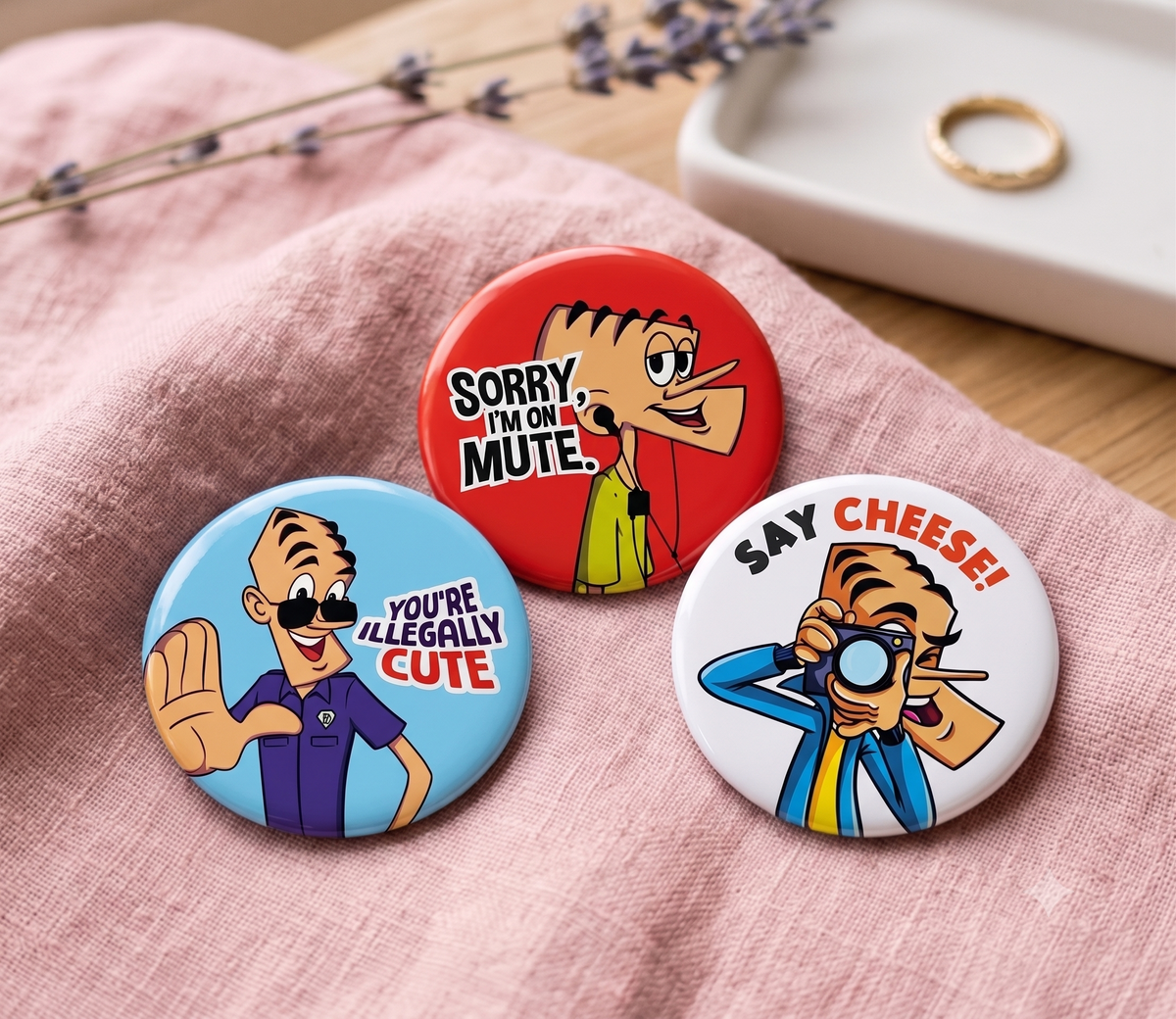 Suppandi Badge 10-Pack (mixed)