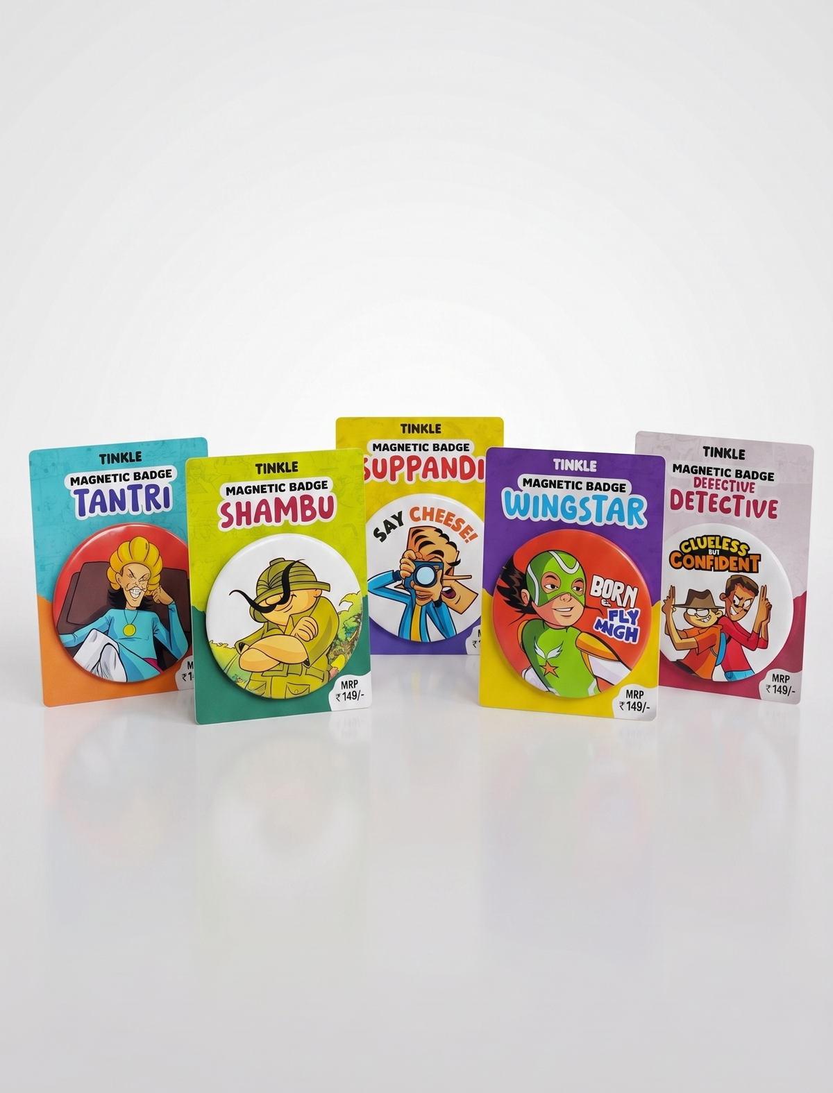Tinkle All-Character Badges