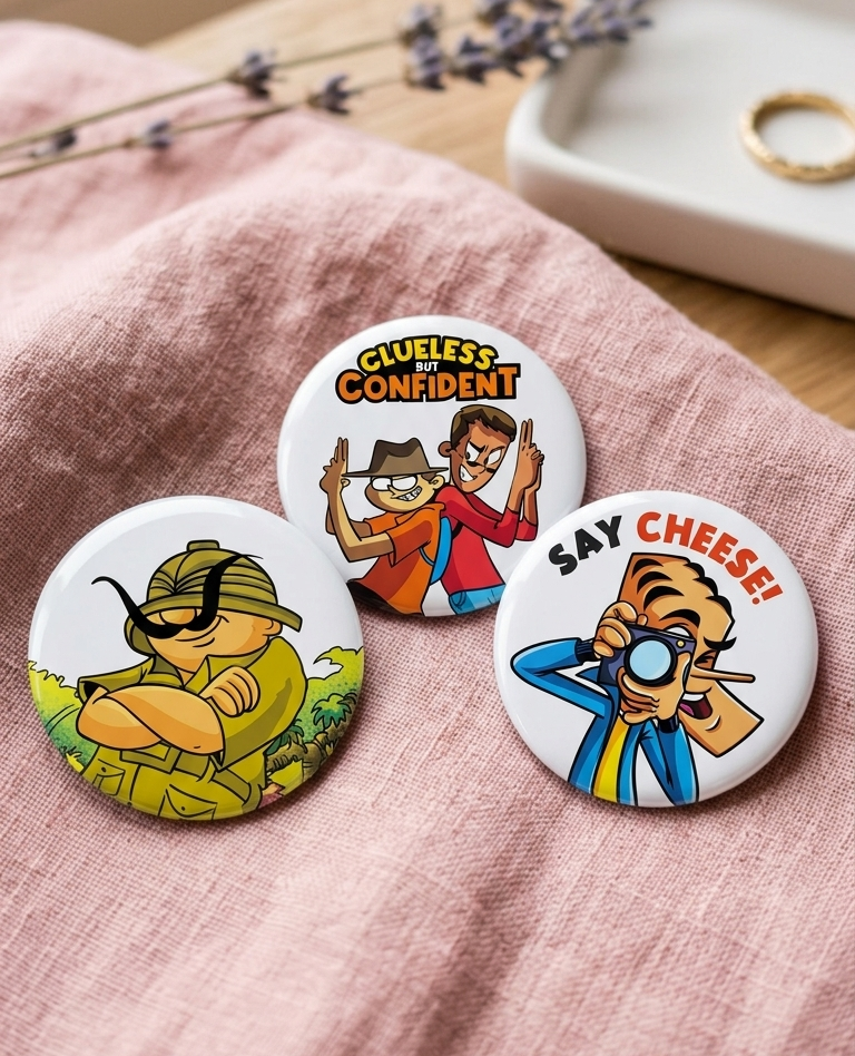Tinkle All-Character Badges