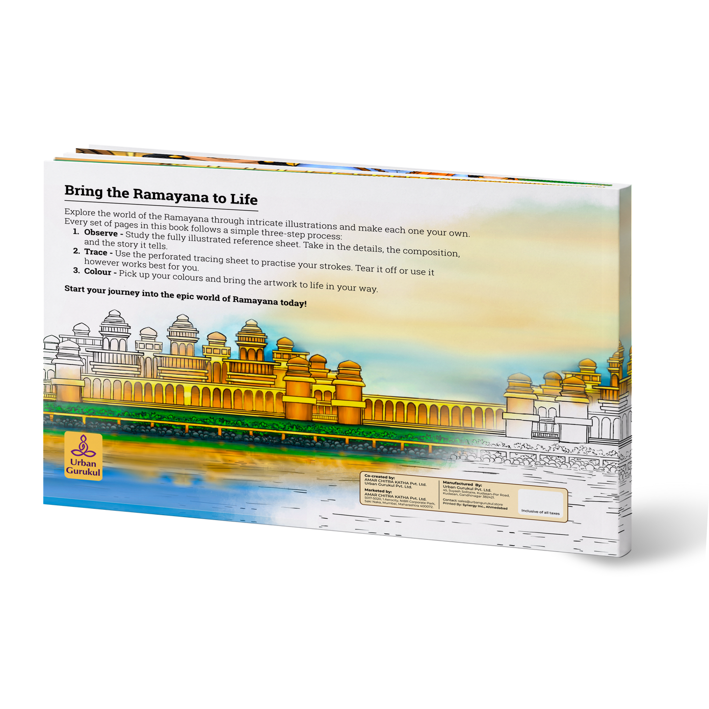 Ramayan Coloring Book - Color, Learn & Play