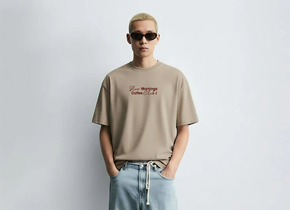 SLOW MORNINGS OVERSIZED T-SHIRT