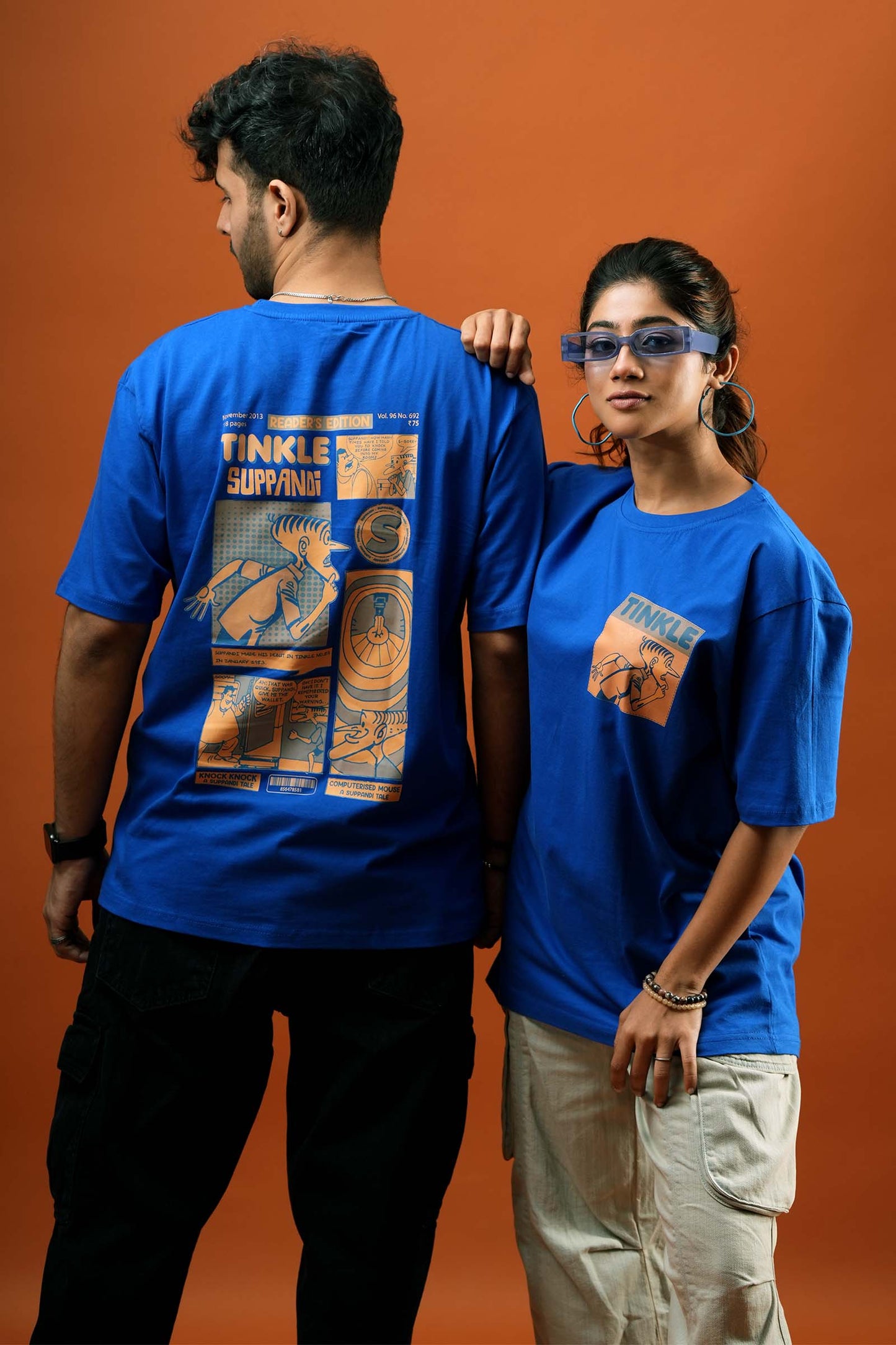 Tinkle x A47: Suppandi Knock Knock Tale Oversized T-Shirt