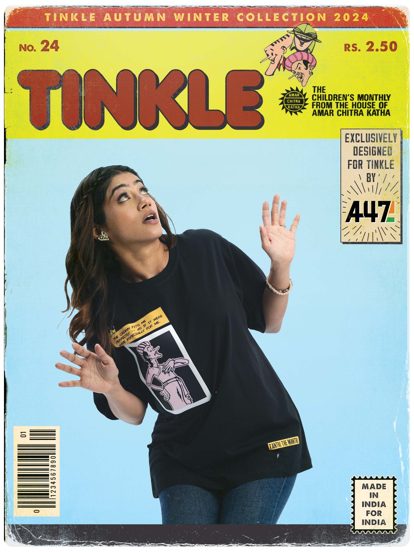 Tinkle x A47: Tantri the Mantri Oversized T-Shirt