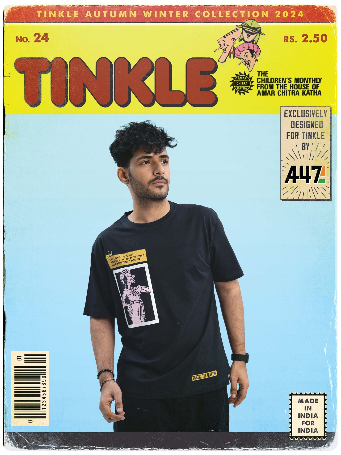 Tinkle x A47: Tantri the Mantri Oversized T-Shirt