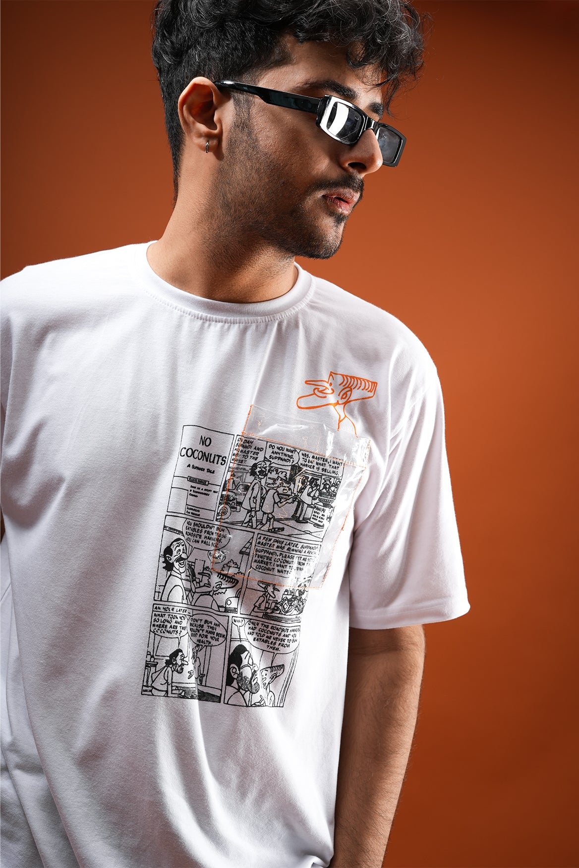 Tinkle x A47: A Suppandi Tale- Transparent Pocket Tee