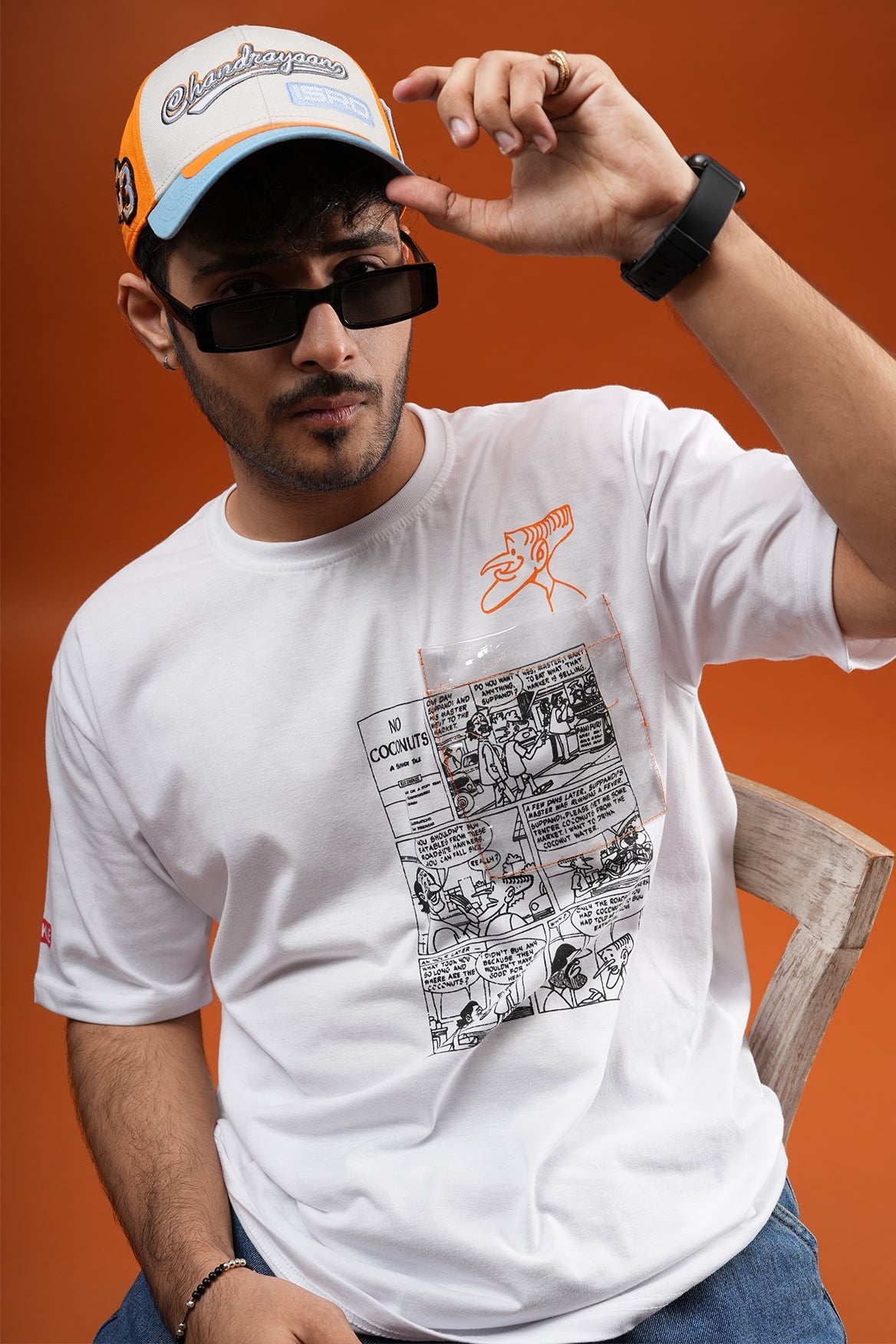 Tinkle x A47: A Suppandi Tale- Transparent Pocket Tee