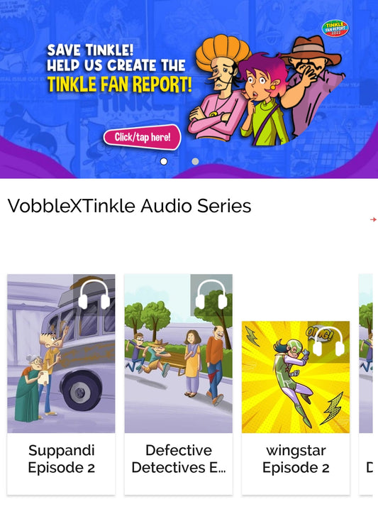 VobbleXTinkle Audio Series - 12 Month Subscription