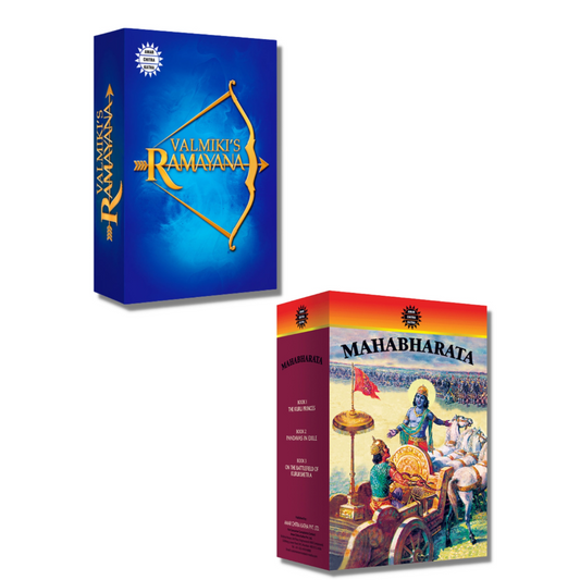 Ramayana ( 6 Vol Set) & Mahabharata ( 3 Vol Set) Combo